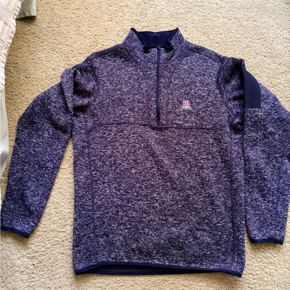 Antigua, Men’s MED., University of Arizona, Navy, Half Sweater sweater